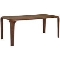 ESSTISCH Holz 200/100/76 cm  - Walnussfarben, Modern, Holz (200/100/76cm) - Livetastic