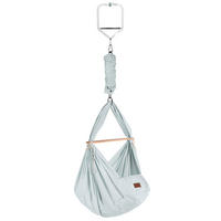 FEDERWIEGE ORGANIC AIRGREY  Hellgrau  - Hellgrau, Basics, Textil/Metall (30/166/137cm) - SCHMUSEWOLKE