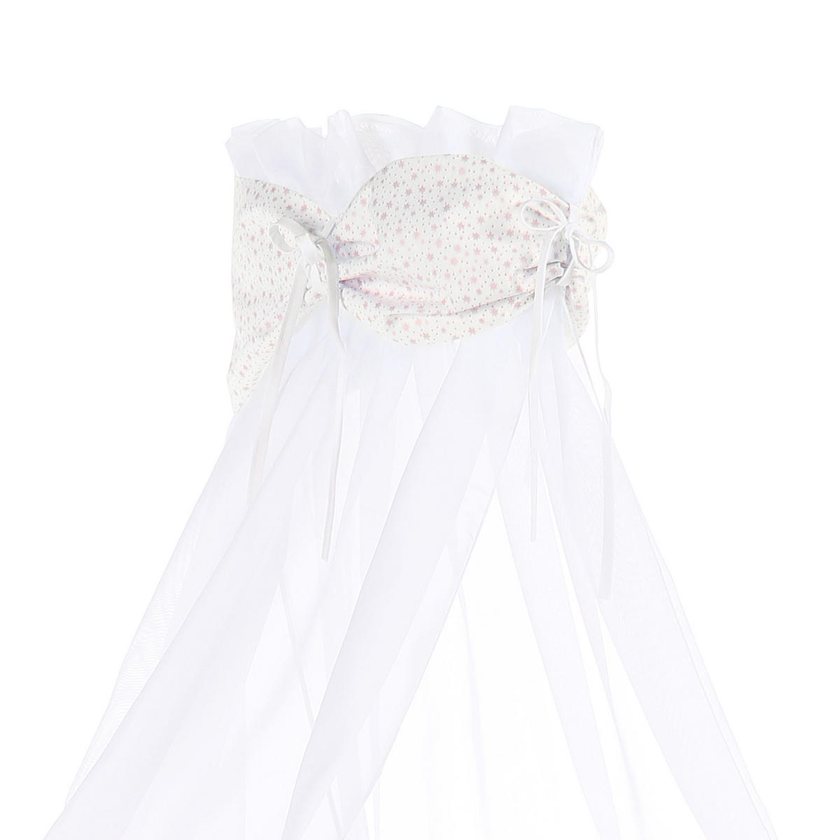HIMMEL  - Rosa/Weiß, Basics, Textil (135/200/0,1cm) - Babybay