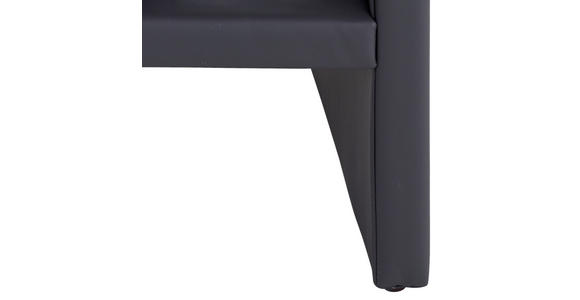 Nachtkästchen Grau H: 60 cm Hampton - Anthrazit/Grau, KONVENTIONELL, Textil (50/60/45cm) - Luca Bessoni
