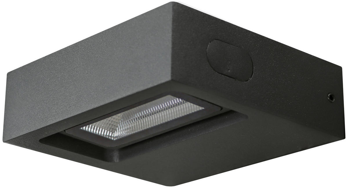 AUßENWANDLEUCHTE Minor 12/10,9/3,6 cm   - Anthrazit, Design, Metall (12/10,9/3,6cm)