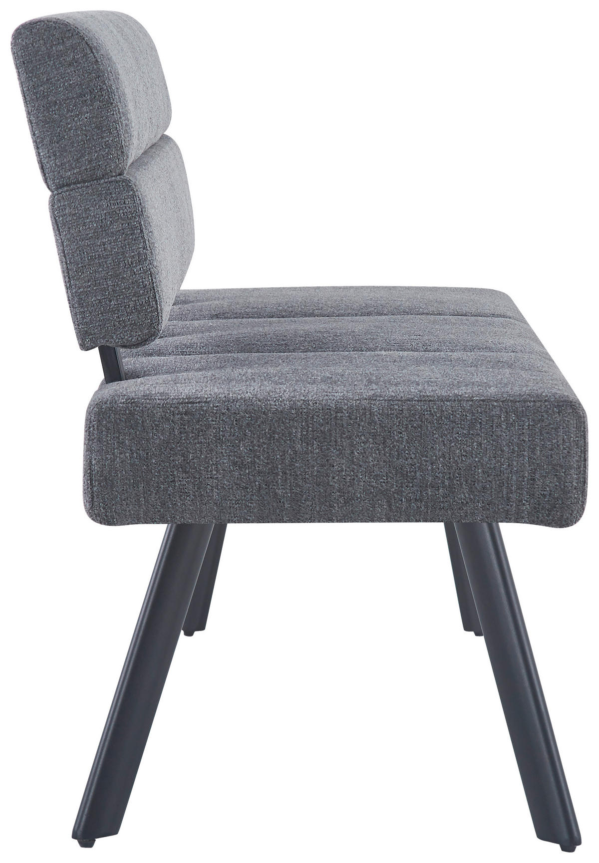 SITZBANK Metall, Textil Anthrazit  - Anthrazit/Schwarz, Konventionell, Textil/Metall (140/88/62cm) - MID.YOU