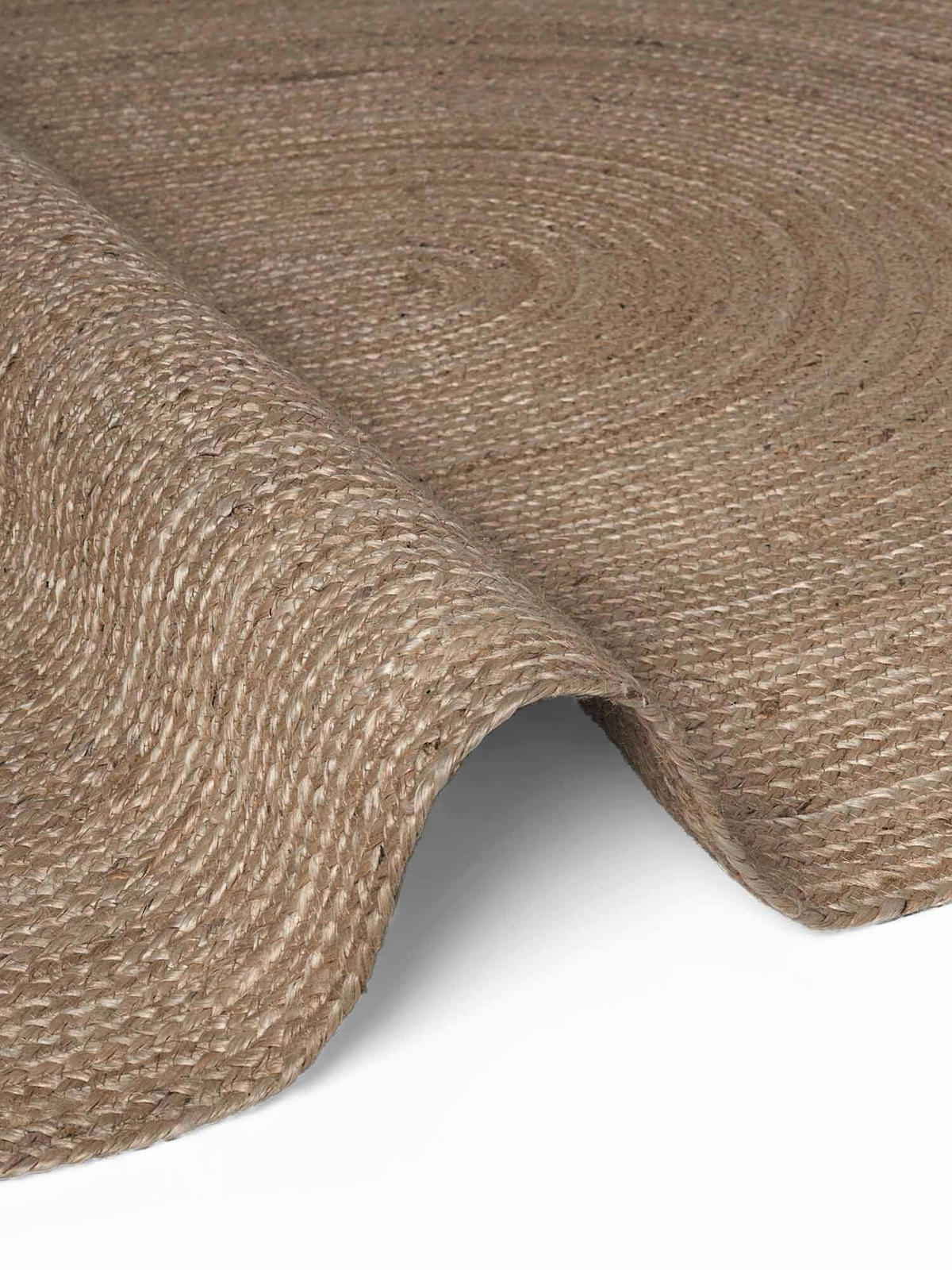 JUTETEPPICH 160/230 cm Jute Braided Greige  - Greige, Basics, Textil (160/230cm) - Hanse Home