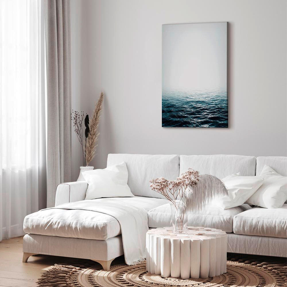 LEINWANDBILD Landschaft & Natur, Strand & Meer 40/60/1.2 cm  - Blau/Hellgrau, Basics, Holzwerkstoff/Textil (40/60/1.2cm) - artgeist