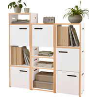 REGAL Weiß, Buchefarben  - Buchefarben/Weiß, MODERN, Holzwerkstoff (120/126,2/32cm) - Tojo