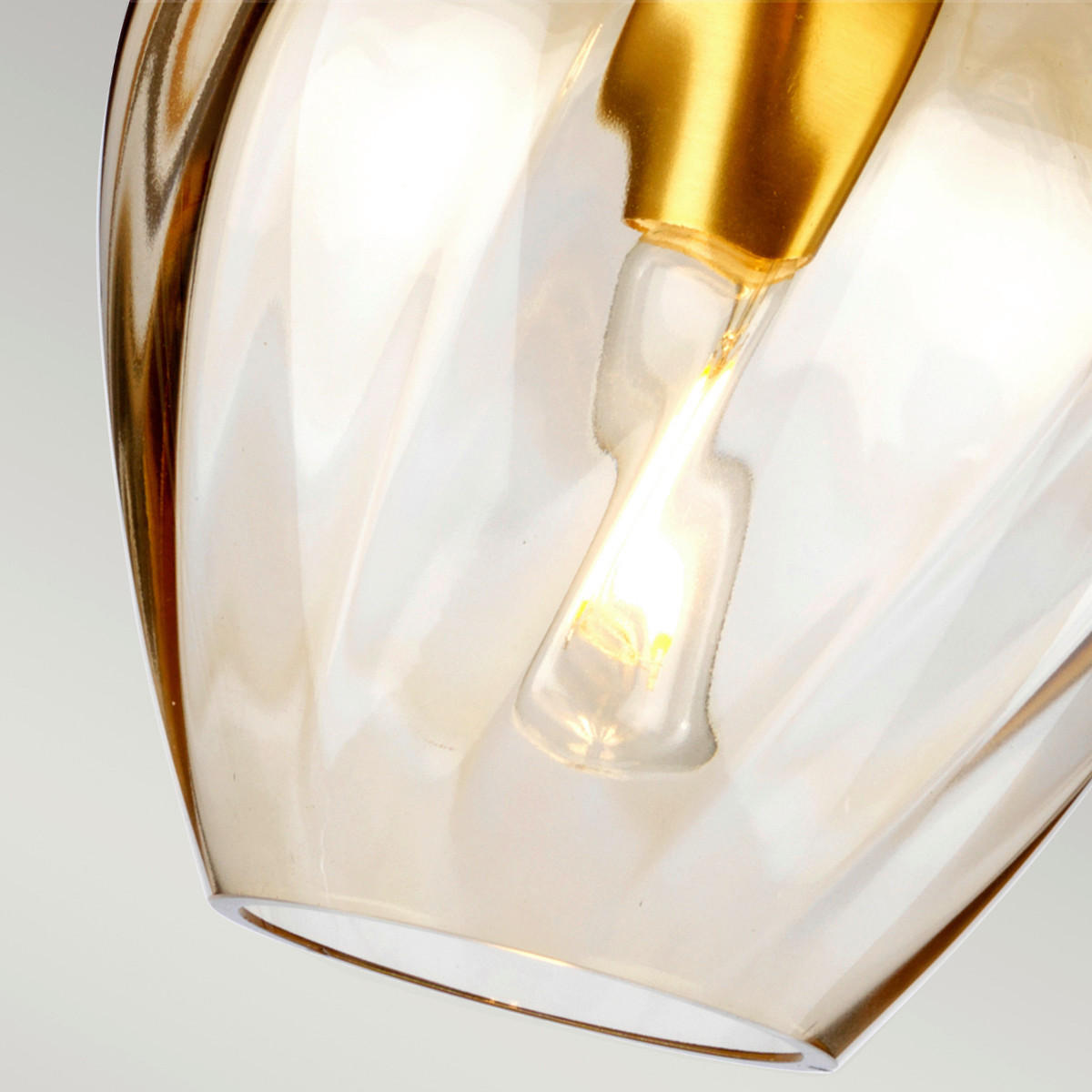 HÄNGELEUCHTE 17.5/33.7 cm    - Konventionell, Glas/Metall (17.5/33.7cm) - Elstead Lighting
