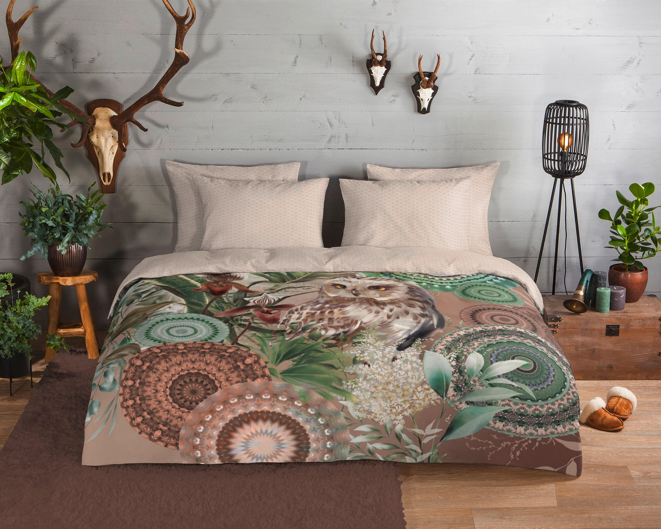 BETTWÄSCHE HIP Biber 140/200 cm  - Sandfarben/Braun, LIFESTYLE, Textil (140/200cm)