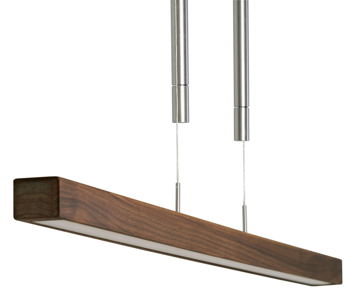 LED-HÄNGELEUCHTE 121/5,8/180 cm  - Natur, Holz (121/5,8/180cm) - Herzblut
