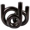 KERZENHALTER - Grau, Basics, Stein (18/20/12cm) - Present Time