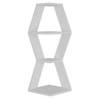 WANDBOARD Weiß  - Weiß, Design, Holzwerkstoff (30/86/30cm) - Livetastic