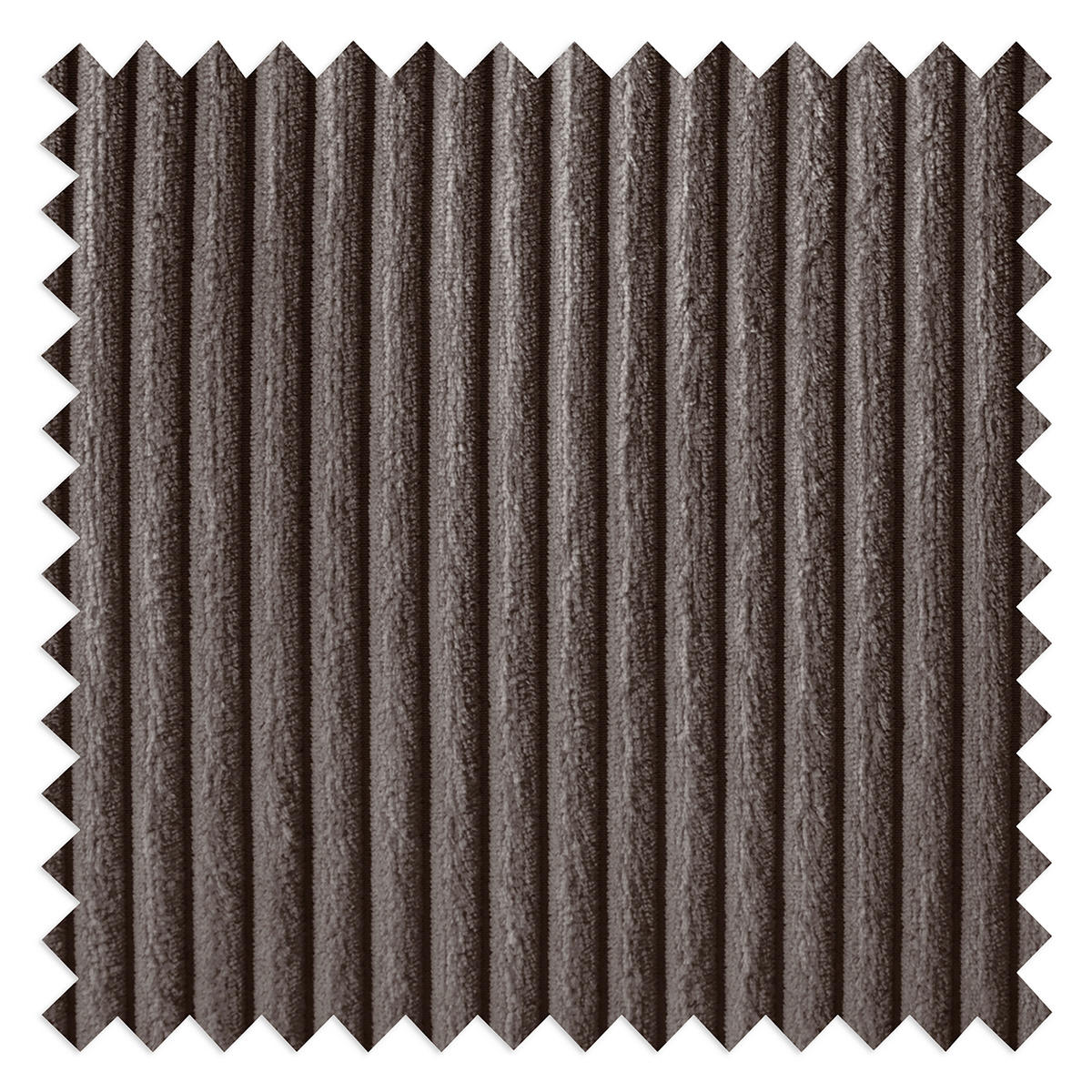 SESSEL in Cord Taupe  - Taupe/Schwarz, Design, Textil/Metall (88/85/92cm) - Livetastic