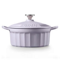 fazék 2,9 l  - pink, Basics, fém (24/15/30cm) - BUYDEEM