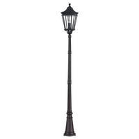 PODNA SVJETILJKA VANJSKA Elstead Cotsln  - crna, Konvencionalno, staklo/metal (30.5/257cm) - Elstead Lighting