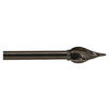 GARDINSTÅNGSET 120-210 cm  - svart, Basics, metall (120-210cm)