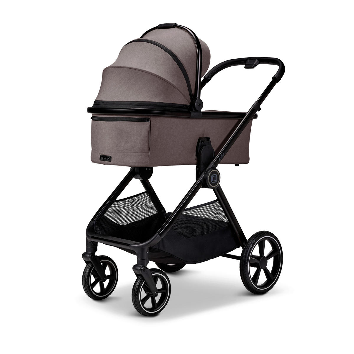 KOMBIKINDERWAGEN  Aura  Tonka Melange  - Braun, Basics, Textil (86/61cm) - Moon