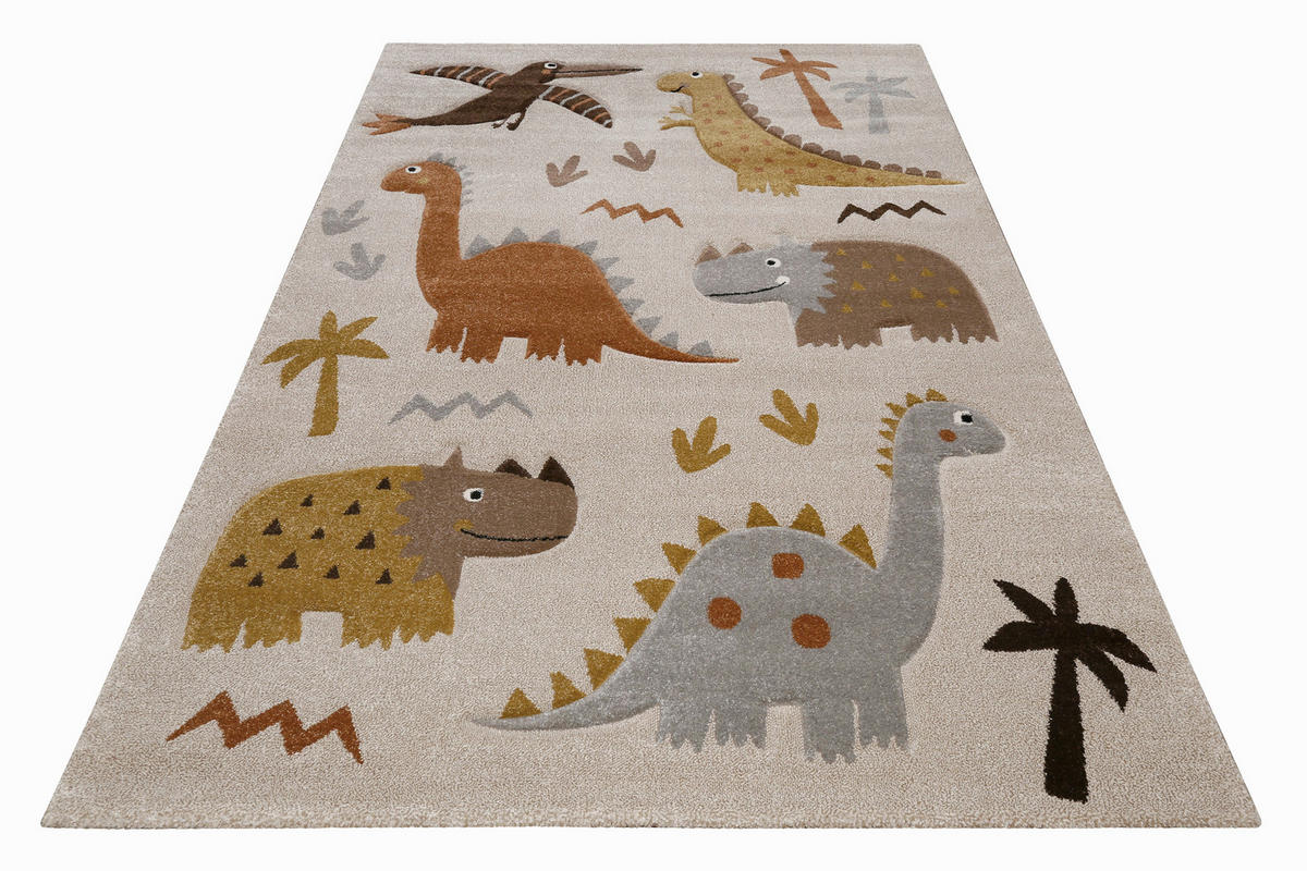 KINDERTEPPICH 200/290 cm T-Rex & Friends Dinosaurier  - Multicolor, Basics, Textil (200/290cm) - WECON HOME