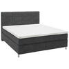 BOXSPRINGBETT 160/200 cm  in Grau  - Chromfarben/Grau, Konventionell, Kunststoff/Textil (160/200cm) - Voleo