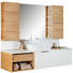BADEZIMMER - Eichefarben/Weiß, KONVENTIONELL, Glas/Keramik (180cm) - Celina BADEZIMMER - Eichefarben/Weiß, KONVENTIONELL, Glas/Keramik (180cm) - Celina
