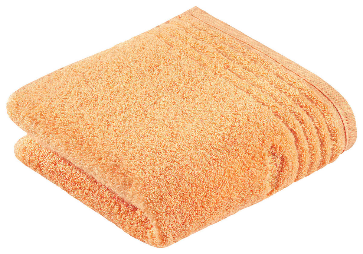 HANDTUCH 110/60 cm Vienna Style Supersoft NOS Vossen Wäsche Orange  - Orange, Basics, Textil (110/60cm) - Vossen