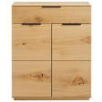 GARDEROBE 6-teilig  in 270/202/38 cm  - Eichefarben/Anthrazit, Natur, Holz/Textil (270/202/38cm) - Linea Natura