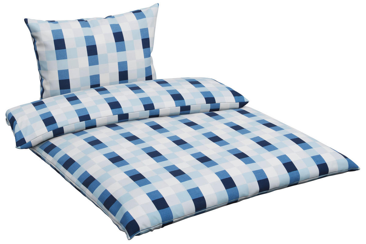 ÁGYNEMŰHUZAT-GARNITÚRA 140/200 cm  - kék, Basics, textil (140/200cm) - Joop!