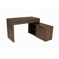 ECKSCHREIBTISCH 140/118/76 cm Walnussfarben Kabeldurchlass, Stauraum, seitenverkehrt montierbar, in verschiedenen Holz-Dekoren erhältlich  - Eichefarben/Walnussfarben, MODERN, Holzwerkstoff (140/118/76cm) - MID.YOU