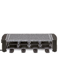 RACLETTE-GRILL HOT STONE8  - Schwarz, Basics, Kunststoff/Stein (48/20,5/10,5cm) - KÜCHENPROFI