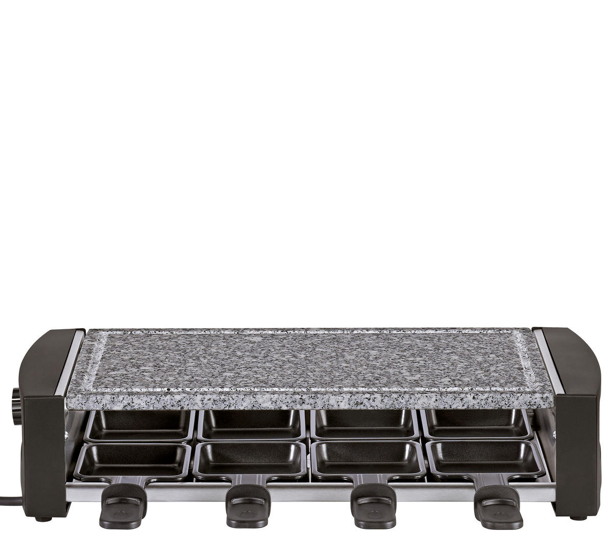 RACLETTE-GRILL HOT STONE8  - Schwarz, Basics, Kunststoff/Stein (48/20,5/10,5cm) - KÜCHENPROFI