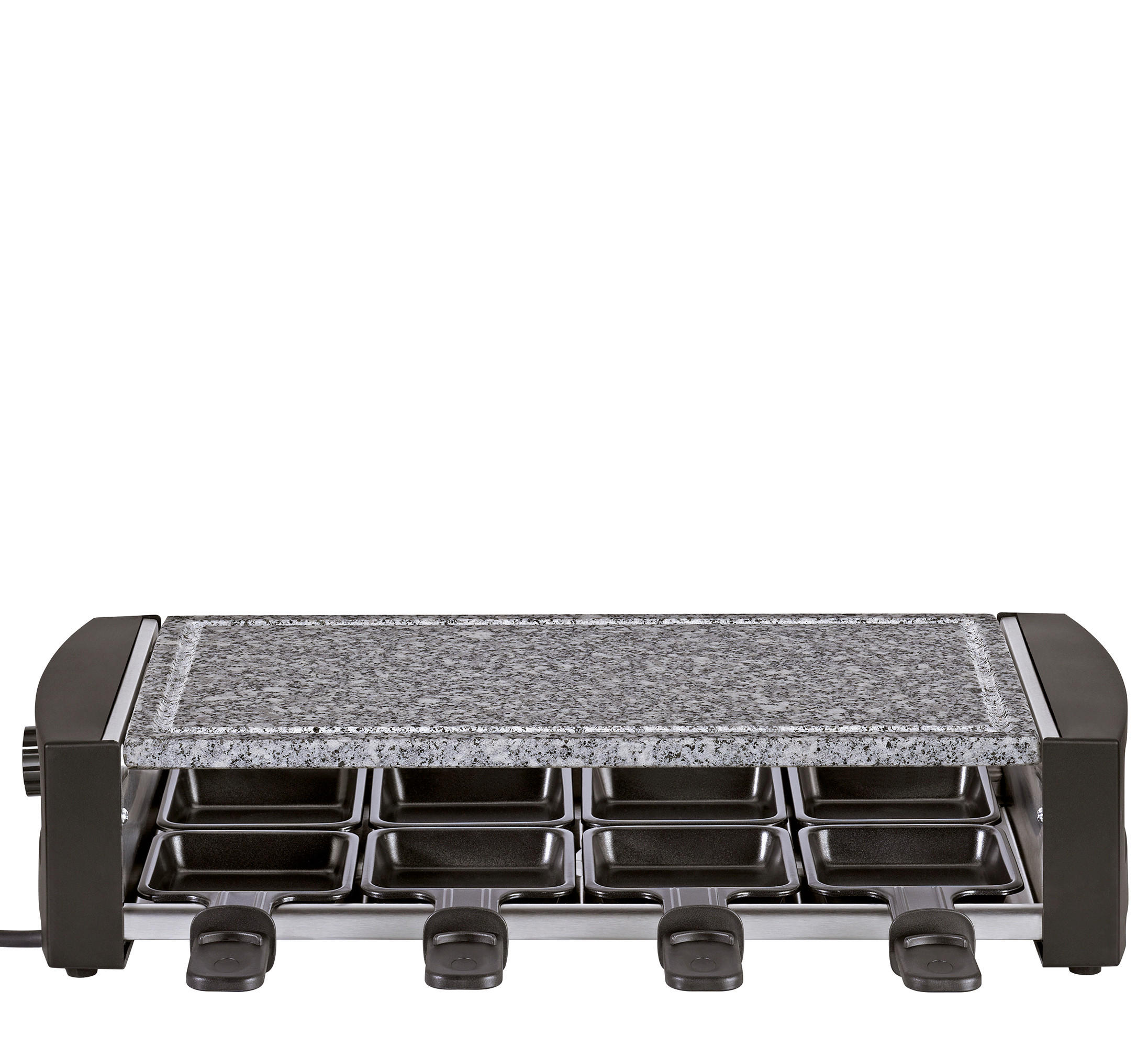Küchenprofi Raclette-Grill HOT Stone8 Schwarz 20.5x10.5x48 cm