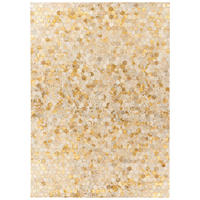KOŽENÝ KOBEREC, 160/230 cm, zlatá - zlatá, Konventionell, koža/textil (160/230cm)