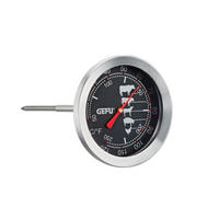 BRATENTHERMOMETER  - Edelstahlfarben/Schwarz, Basics, Metall (7,3/13cm) - Gefu