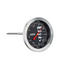 BRATENTHERMOMETER - Edelstahlfarben/Schwarz, Basics, Metall (7,3/13cm) - Gefu