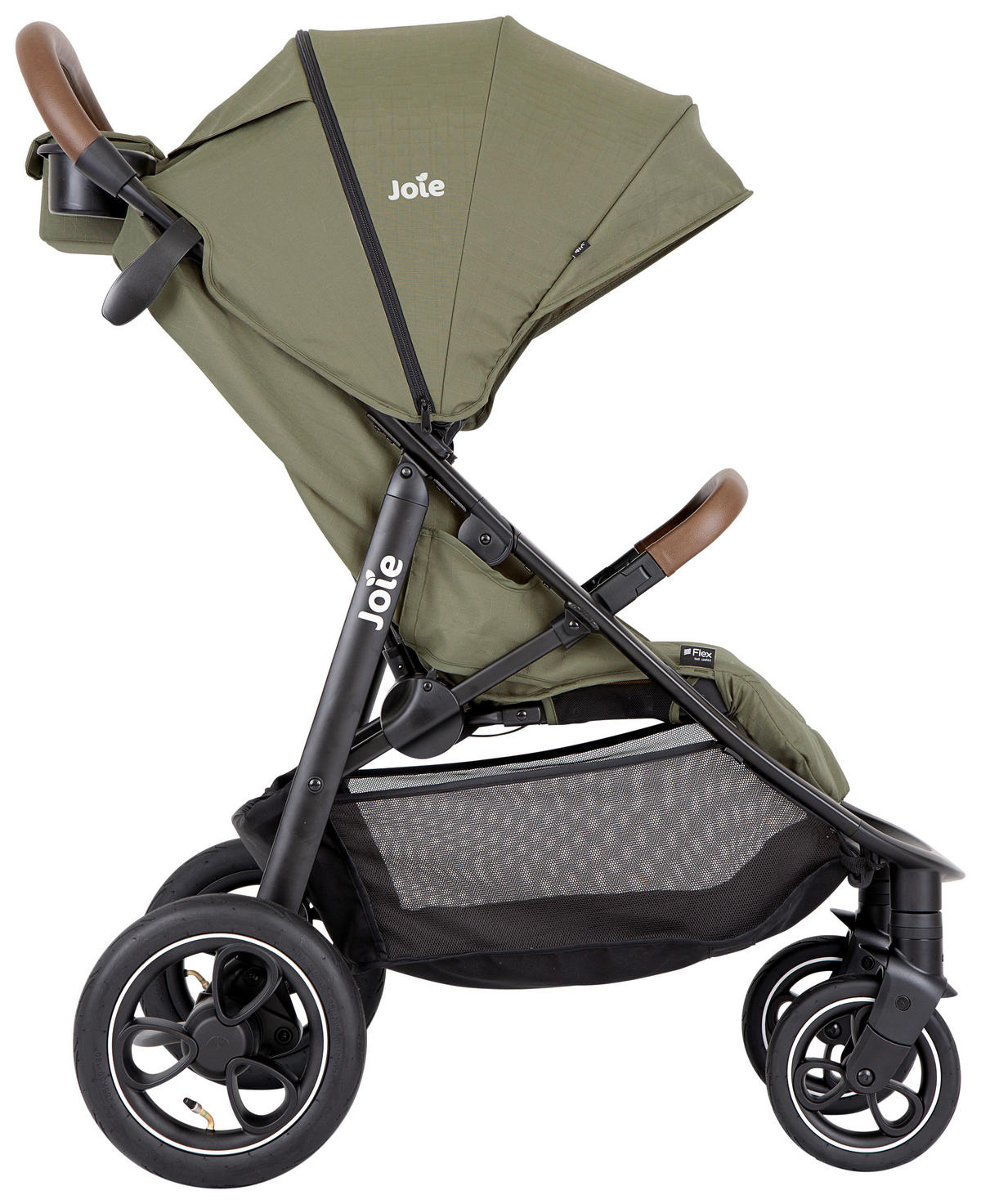 BUGGY LITETRAX PRO AIR  - Dunkelgrün/Schwarz, Basics, Textil/Metall (58/103/93,6cm) - Joie
