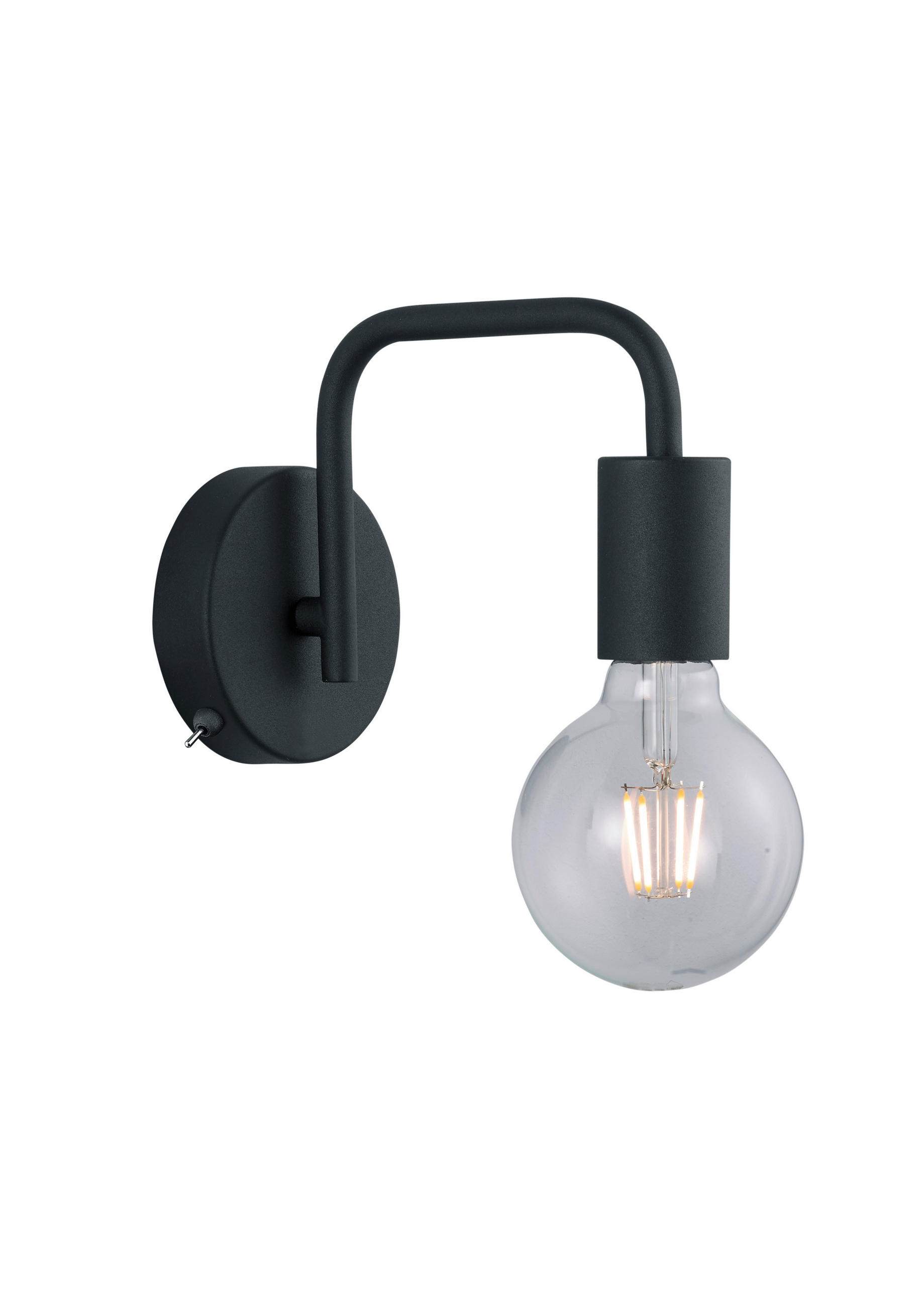 WANDLEUCHTE   - Schwarz, Design, Metall (15/10/20cm) - Trio Leuchten