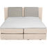 BOXSPRINGBETT in Beige, Grau - Beige/Alufarben, KONVENTIONELL, Kunststoff/Textil (180/200/cm) - Bentley BOXSPRINGBETT in Beige, Grau - Beige/Alufarben, KONVENTIONELL, Kunststoff/Textil (180/200/cm) - Bentley