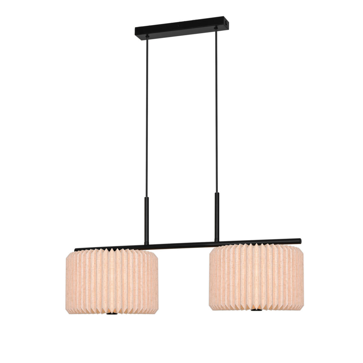 HÄNGELEUCHTE Vivienne 70/25/32,5 cm  - Schwarz, Design, Papier (70/25/32,5cm) - Nordlux