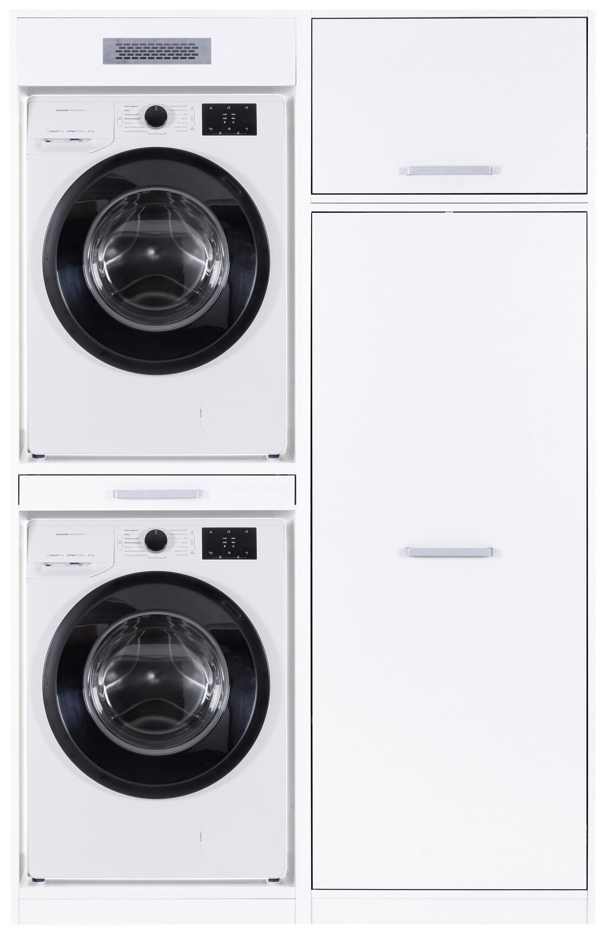 HAUSWIRTSCHAFTSRAUM 134/208/68 cm  in Weiß  - Weiß, MODERN, Holzwerkstoff (134/208/68cm) - home24