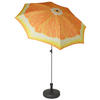 SONNENSCHIRM  200/200 cm  - Silberfarben/Orange, Design, Textil/Metall (200/200cm) - Doppler