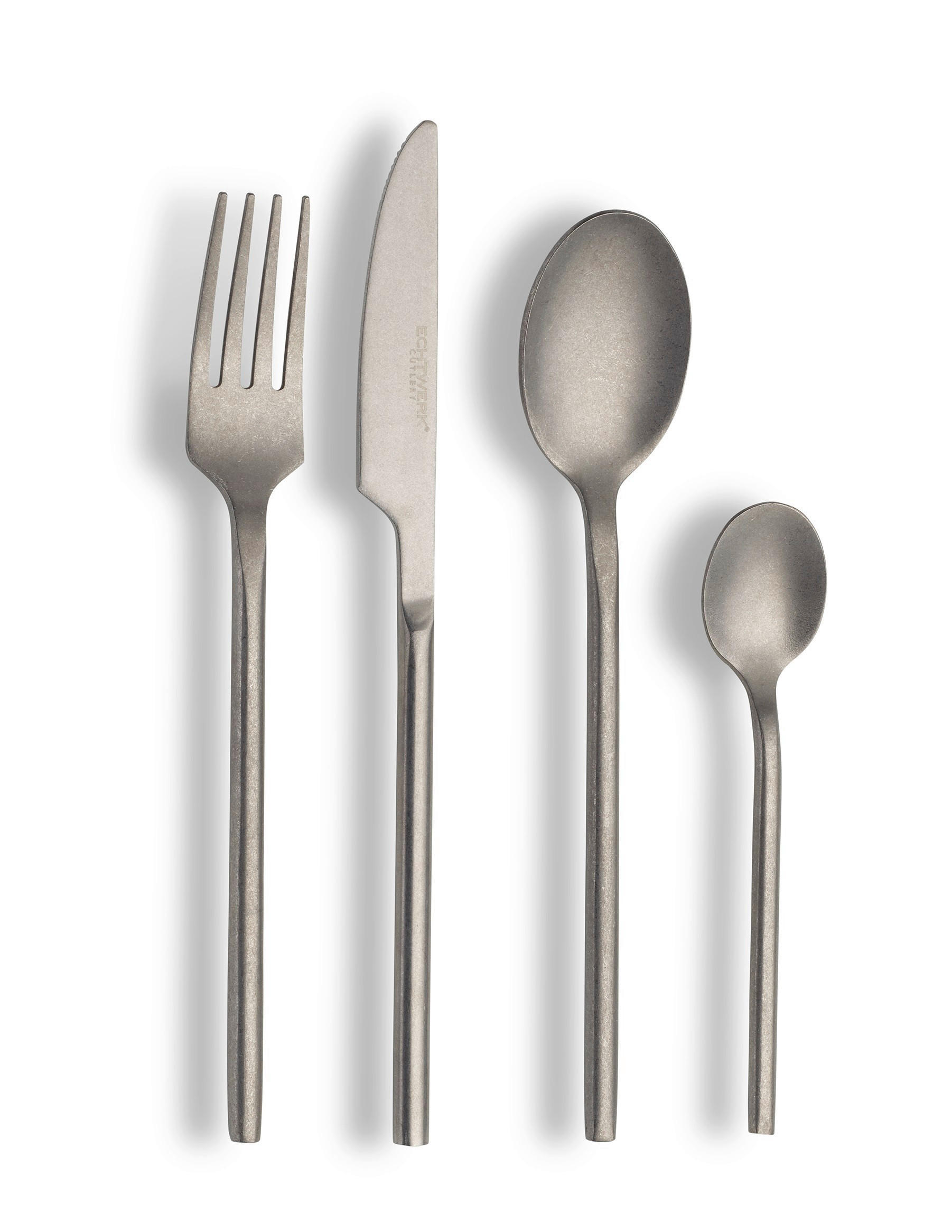 BESTECKSET Bari  16-teilig  - Silberfarben, Basics, Metall - Echtwerk