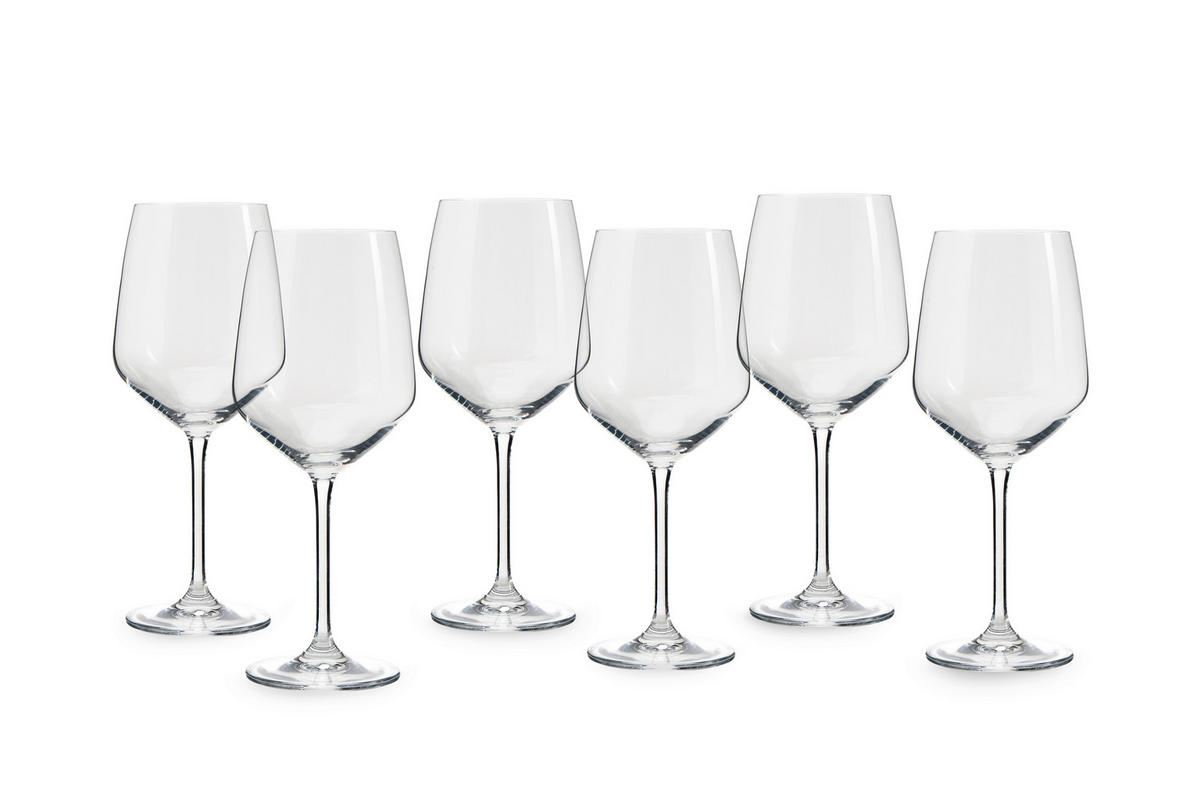 GLÄSERSET  6-teilig  - Transparent, Basics, Glas (9,8/23,3cm) - Echtwerk