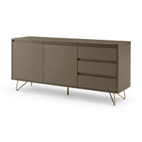 SIDEBOARD  in 150/70/40 cm  - Messingfarben/Grau, Design, Holzwerkstoff/Metall (150/70/40cm) - Livetastic