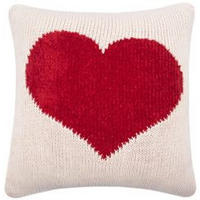 KISSENHÜLLE 50/50 cm  - Rot/Naturfarben, Trend, Textil (50/50cm) - Novel