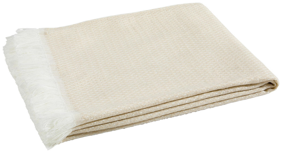 WOHNDECKE 130/170 cm  - Taupe, Basics, Textil (130/170cm) - Novel