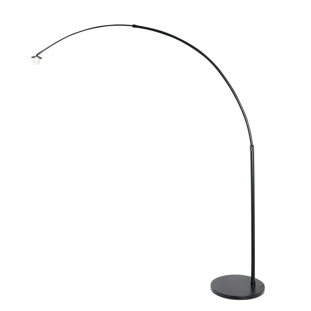 STEHLEUCHTE SPARKLED LIGHT 50/240/230 cm  - Beige/Schwarz, Trend, Naturmaterialien/Metall (50/240/230cm)