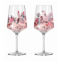 SPRITZERGLAS 544 ml 2-teilig  - Rosa/Grau, LIFESTYLE, Glas (9,3/22,5/9,3cm) - Ritzenhoff