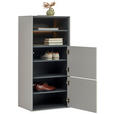 SCHUHSCHRANK RENO  in 55/118/41 cm  - Kaschmir, Design, Holzwerkstoff (55/118/41cm) - Voleo