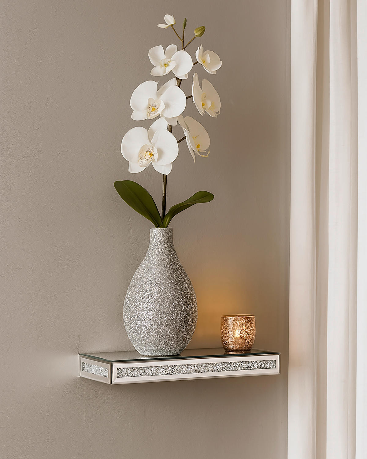 WANDBOARD Glas Klar  - Klar, Trend, Glas (50/5,5/15cm) - Boxxx