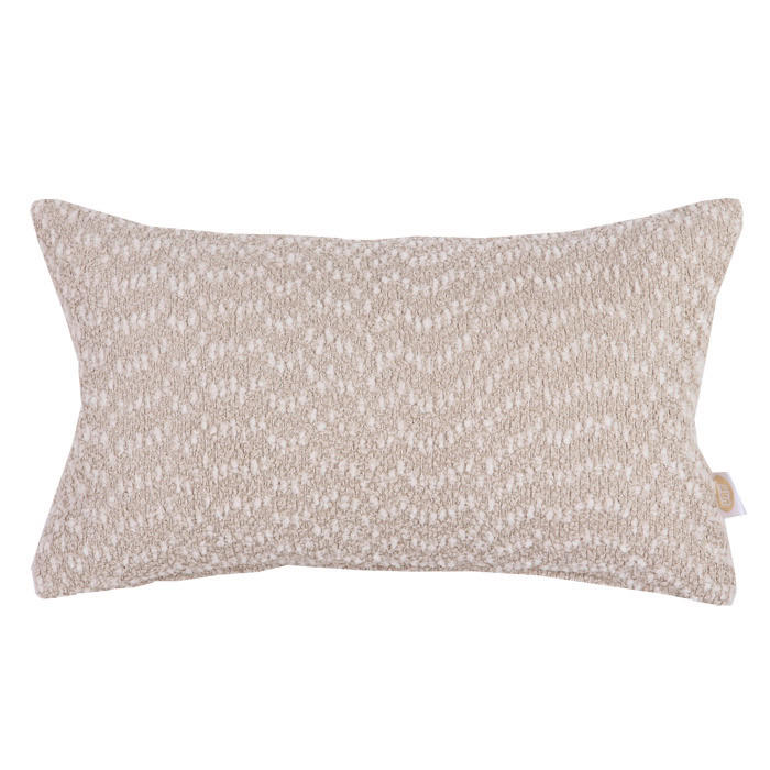 OKRASNA BLAZINA  BONET    50/30 cm         - peščene barve, Basics, tekstil (50/30cm)