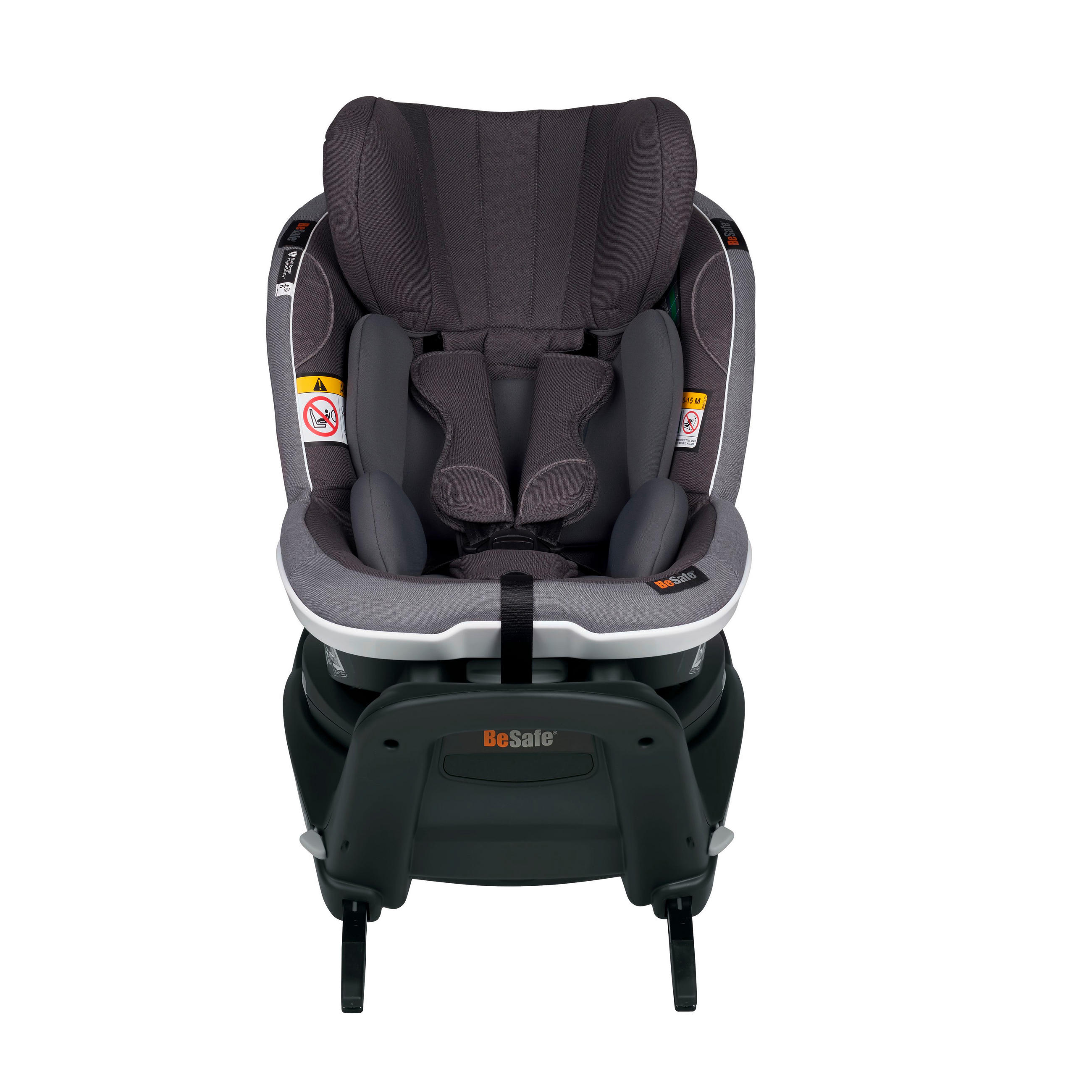 DJEČJA AUTOSJEDALICA IZI TURN M I-SIZE - siva, Basics, tekstil/plastika (15,5kg) - Besafe