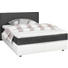 BOXSPRINGBETT 200/200 cm in Weiß, Dunkelgrau - Dunkelgrau/Silberfarben, Design, Holz/Textil (200/200cm) - Carryhome BOXSPRINGBETT 200/200 cm in Weiß, Dunkelgrau - Dunkelgrau/Silberfarben, Design, Holz/Textil (200/200cm) - Carryhome